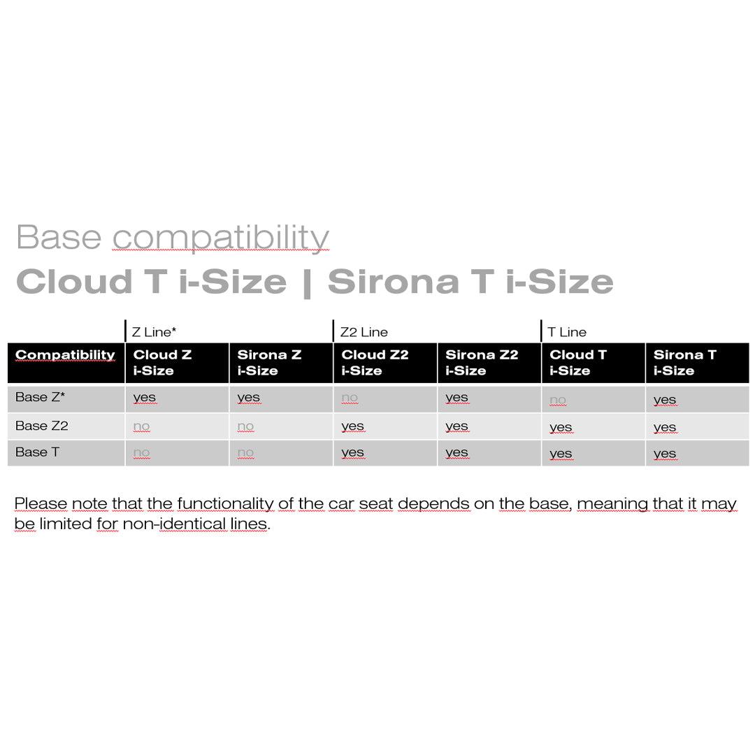 CYBEX Cloud T i-Size Rotating Baby Car Seat - Sepia Black-Car Seats-Sepia Black-No Base | Natural Baby Shower