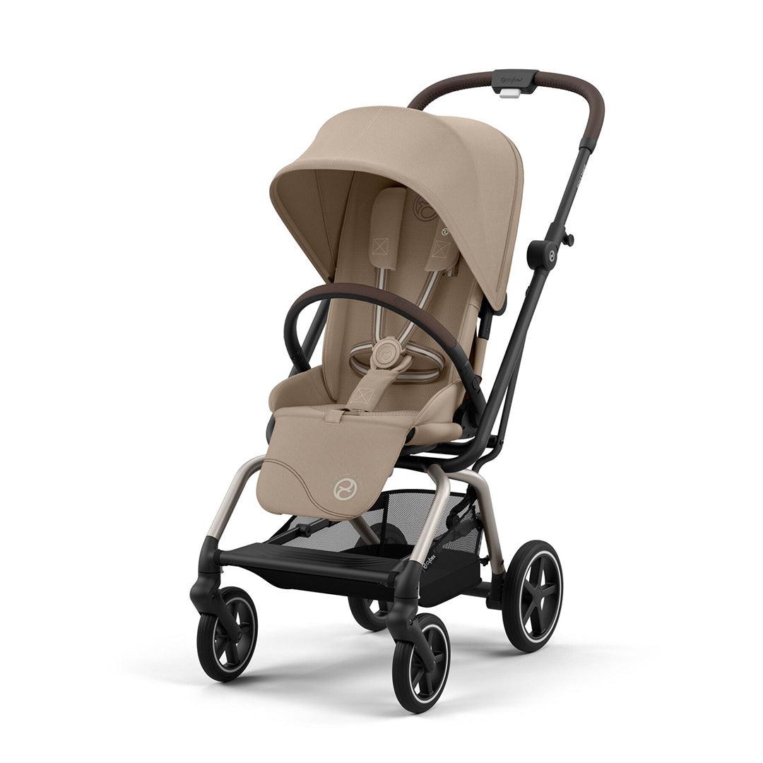 Outlet - CYBEX Eezy S Twist+ 2 Pushchair - Almond Beige-Strollers-Almond Beige- | Natural Baby Shower
