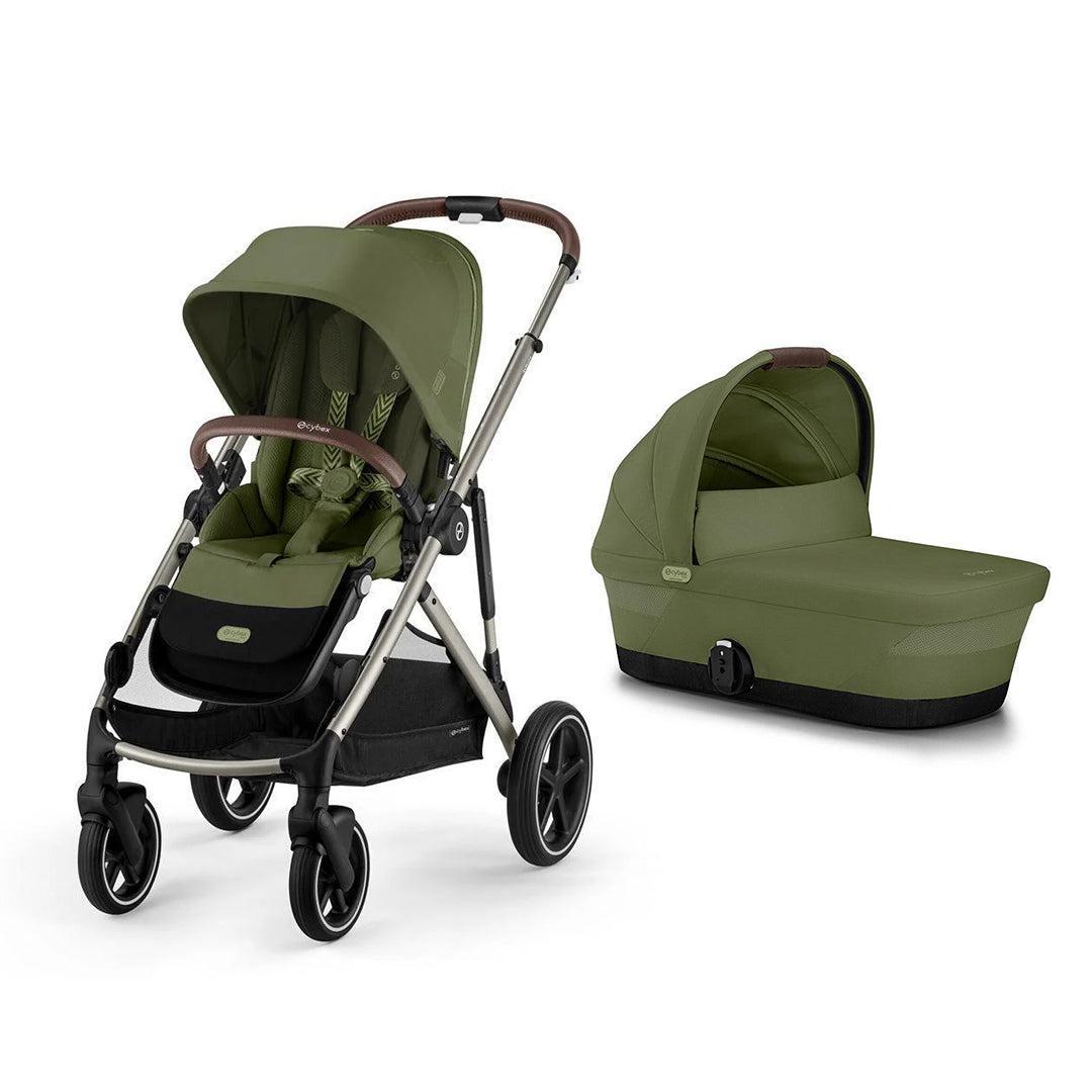 CYBEX Gazelle S Pushchair - Moss Green-Strollers-Moss Green-With Cot | Natural Baby Shower