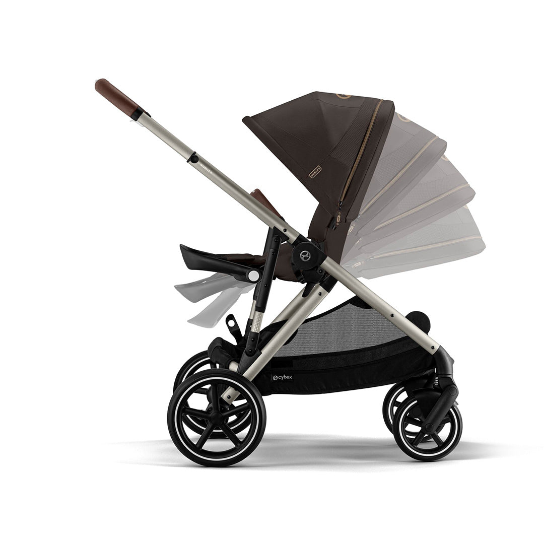 CYBEX Gazelle S Pushchair - Chocolate Brown-Strollers-Chocolate Brown- | Natural Baby Shower