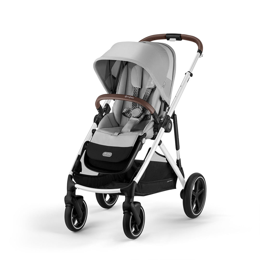 CYBEX Gazelle S Double Pushchair - Lava Grey-Strollers-Lava Grey-Without Carrycot | Natural Baby Shower