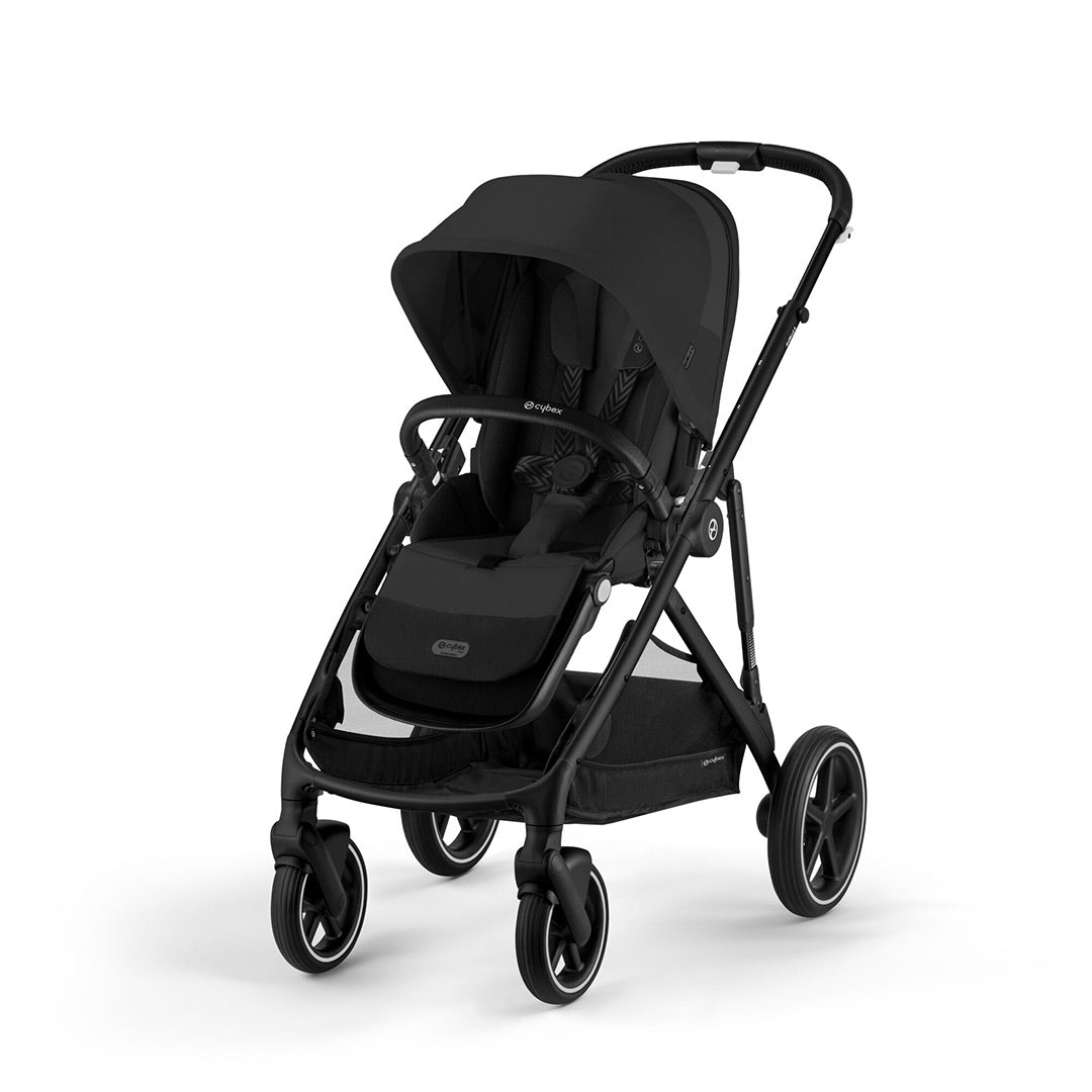 CYBEX Gazelle S Double Pushchair - Moon Black-Strollers-Moon Black-Without Carrycot | Natural Baby Shower