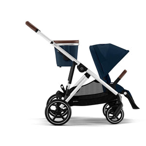 CYBEX Gazelle S Pushchair (2023) - Ocean Blue - Silver-Strollers-Ocean Blue-Silver | Natural Baby Shower