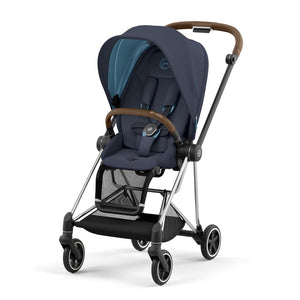 CYBEX Mios Pushchair - Nautical Blue (2022)-Strollers-Chrome Brown-None | Natural Baby Shower