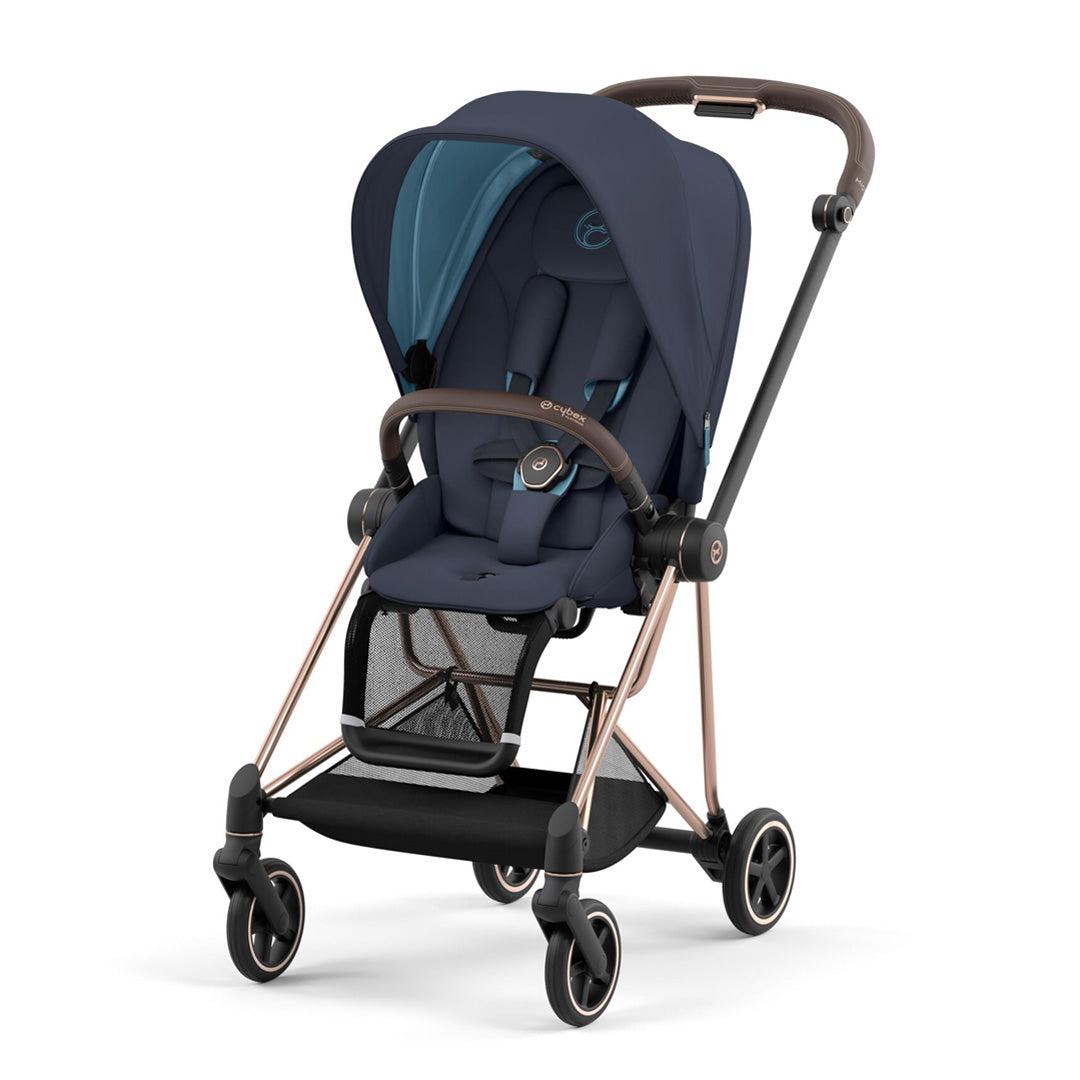 CYBEX Mios Pushchair - Nautical Blue (2022)-Strollers-Rose Gold-None | Natural Baby Shower