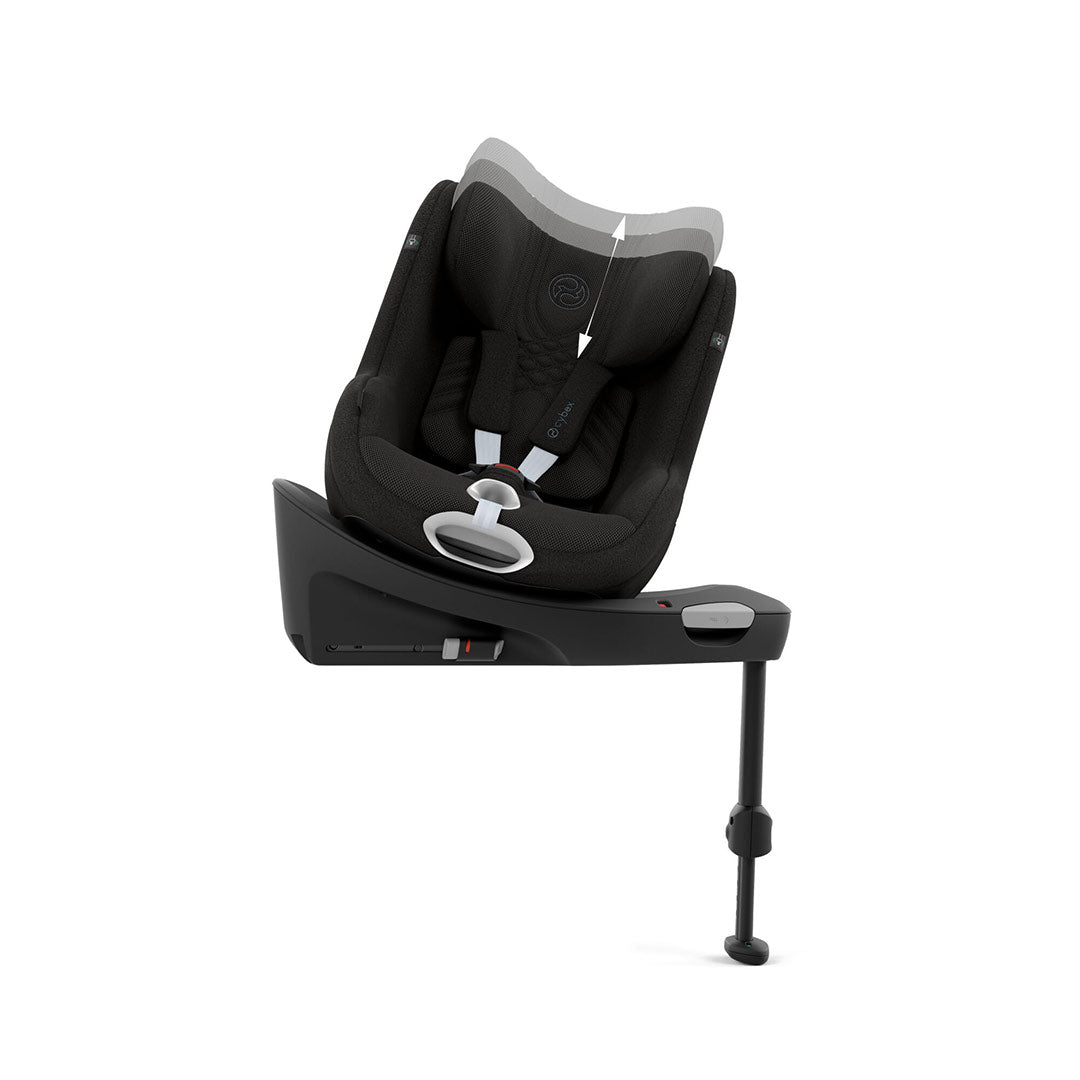 CYBEX Sirona Ti i-Size Plus Car Seat - Sepia Black-Car Seats-Sepia Black- | Natural Baby Shower