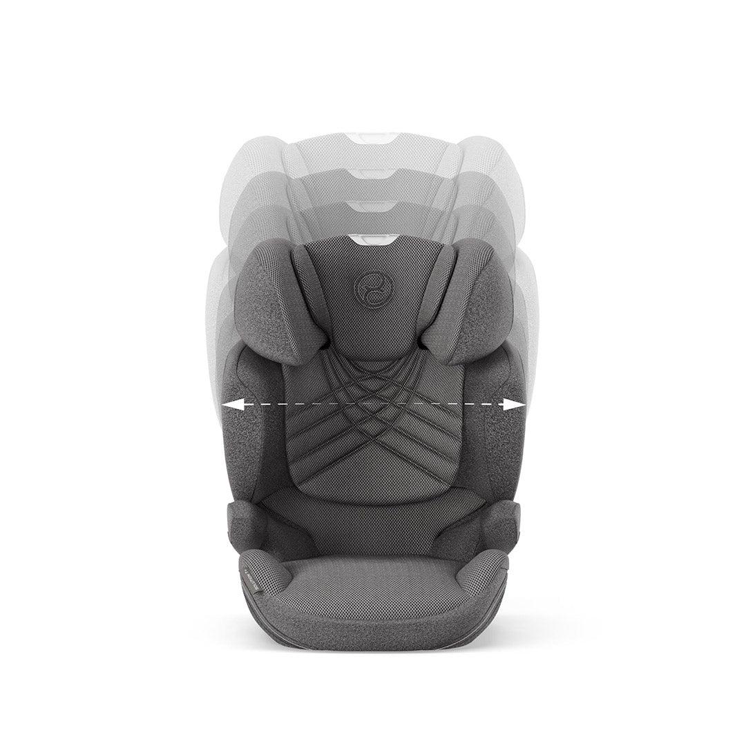 CYBEX Solution T i-Fix Plus Car Seat - Mirage Grey-Car Seats-Mirage Grey- | Natural Baby Shower