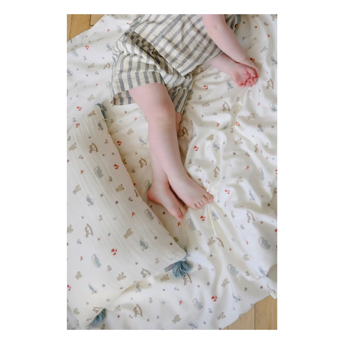 Cam Cam - Vintage Toys yastık | Bej