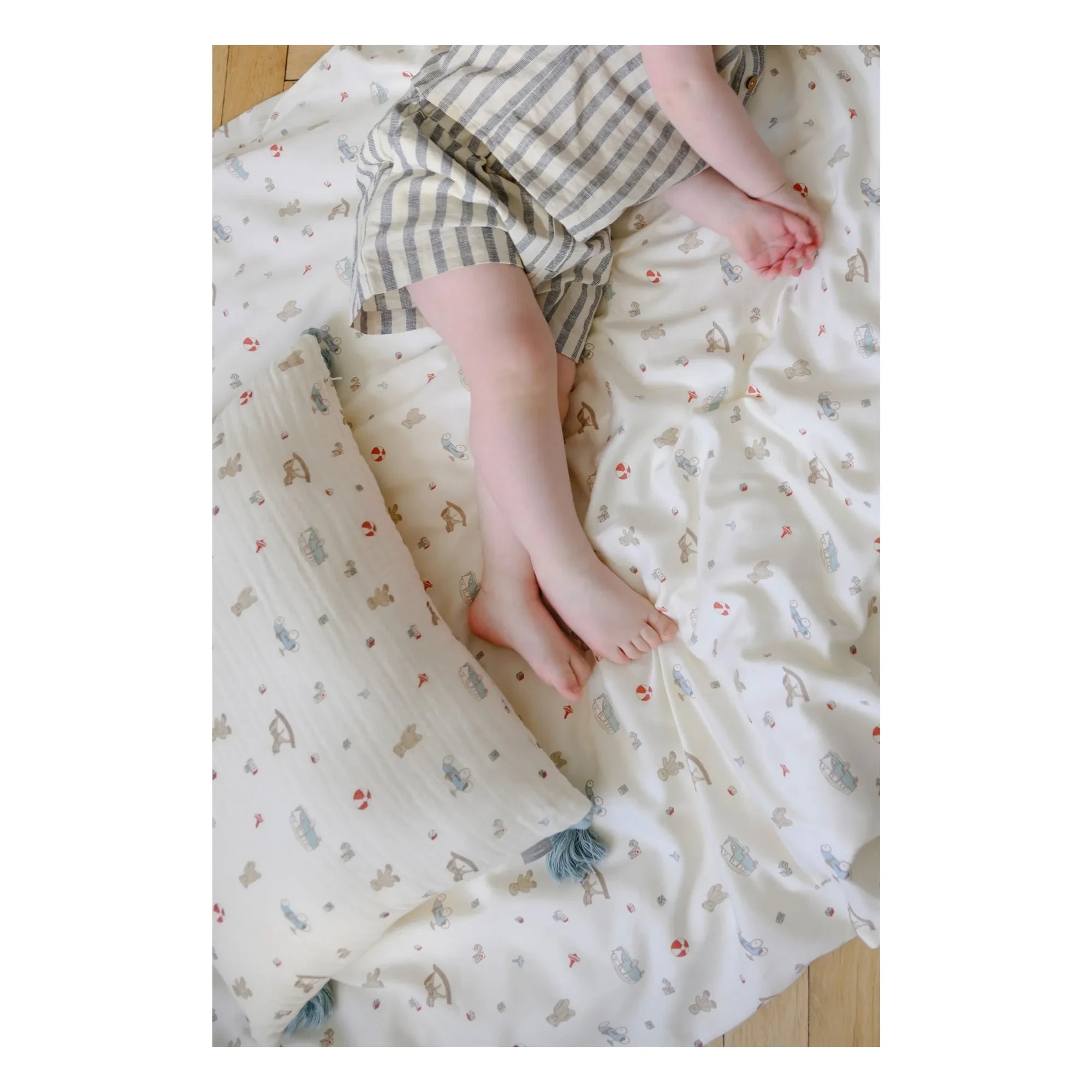 Cam Cam - Vintage Toys yastık | Bej