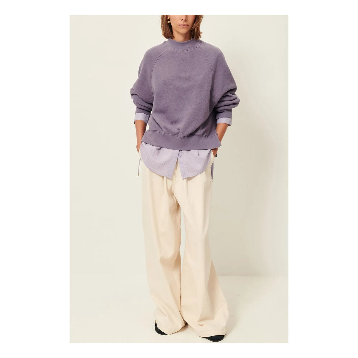 Sessùn - Oliveira Pamuklu Sweatshirt | Mor