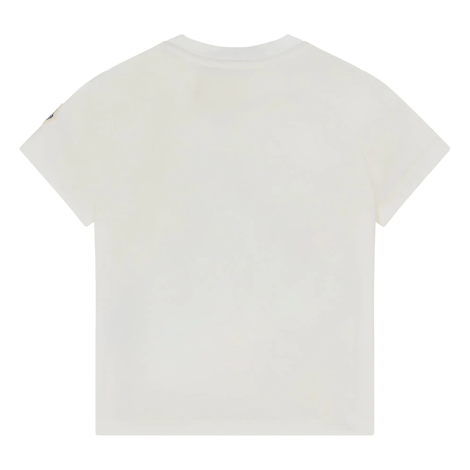 Moncler - Monogram logolu T-shirt | Beyaz