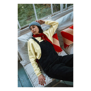 Poudre Organic - Acentra Kadife sweatshirt | Soluk sarı