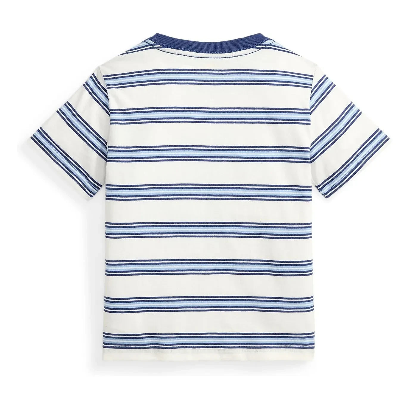 Ralph Lauren - Çizgili Logo Tişört | Mavi