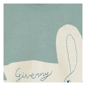 Tinycottons - Swan Sweat Organik Pamuk | Gri mavi