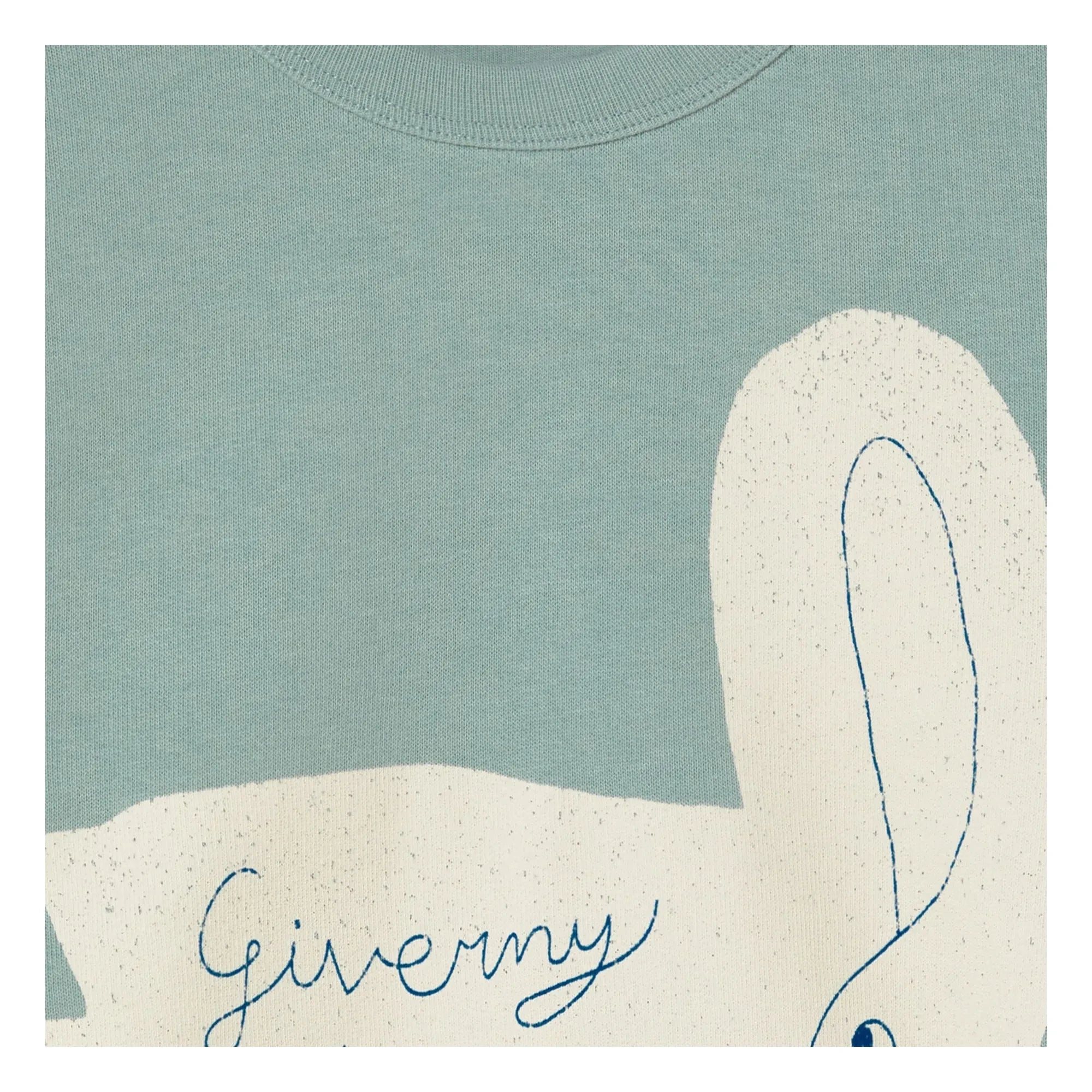 Tinycottons - Swan Sweat Organik Pamuk | Gri mavi
