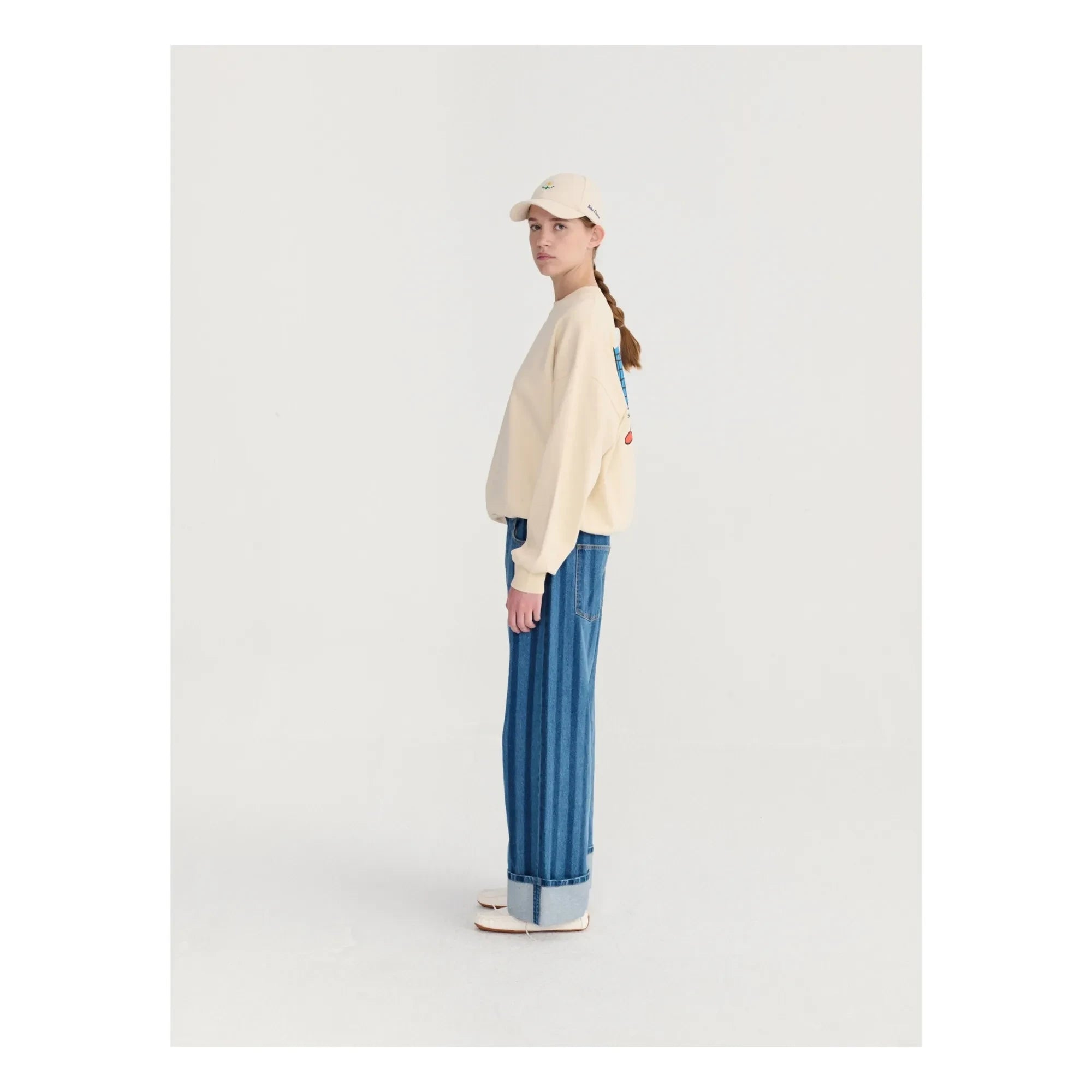 Bobo Choses - Dog Friends organik pamuk sweatshirt | Ekru