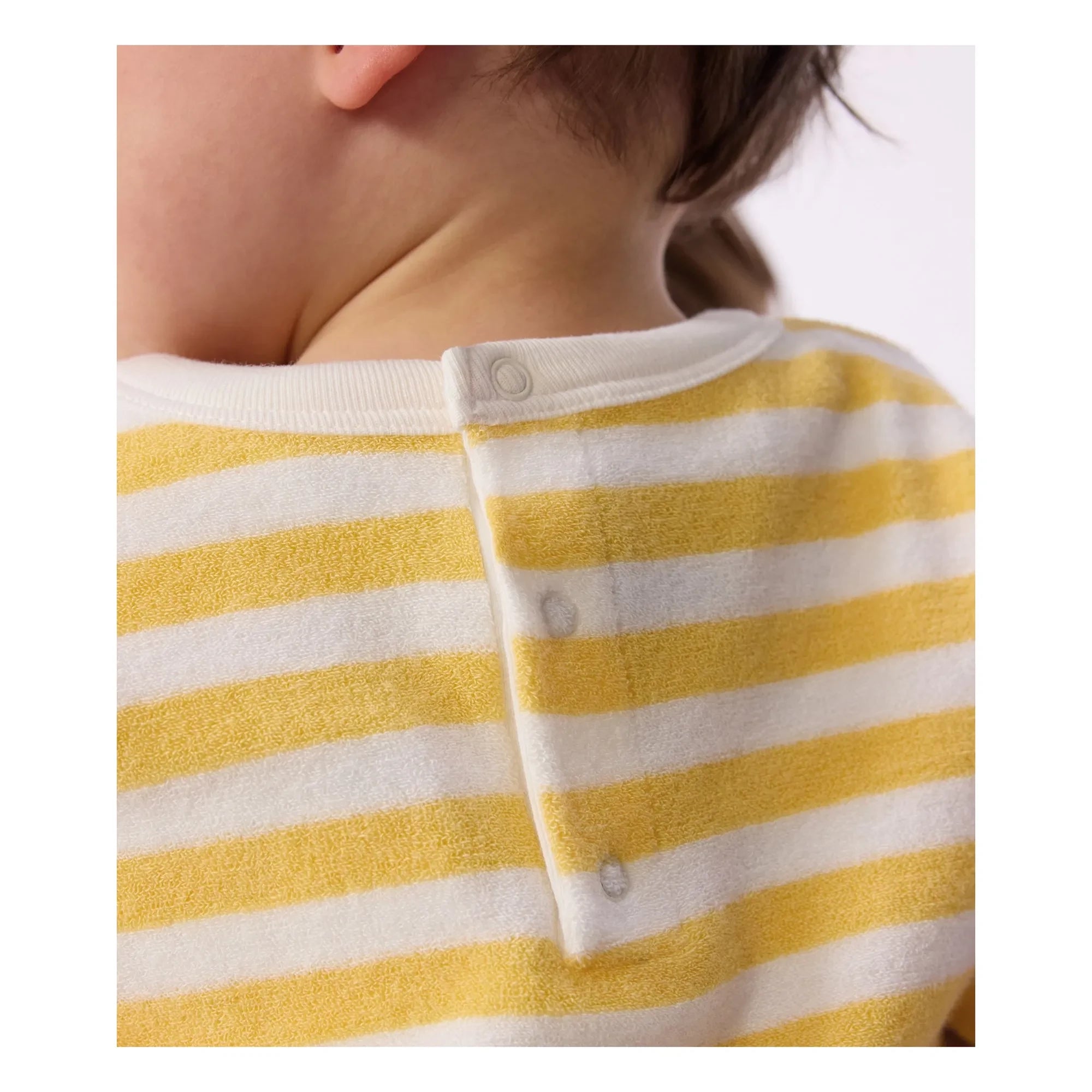 Petit Bateau - Terry Çizgili Sweatshirt | Sarı