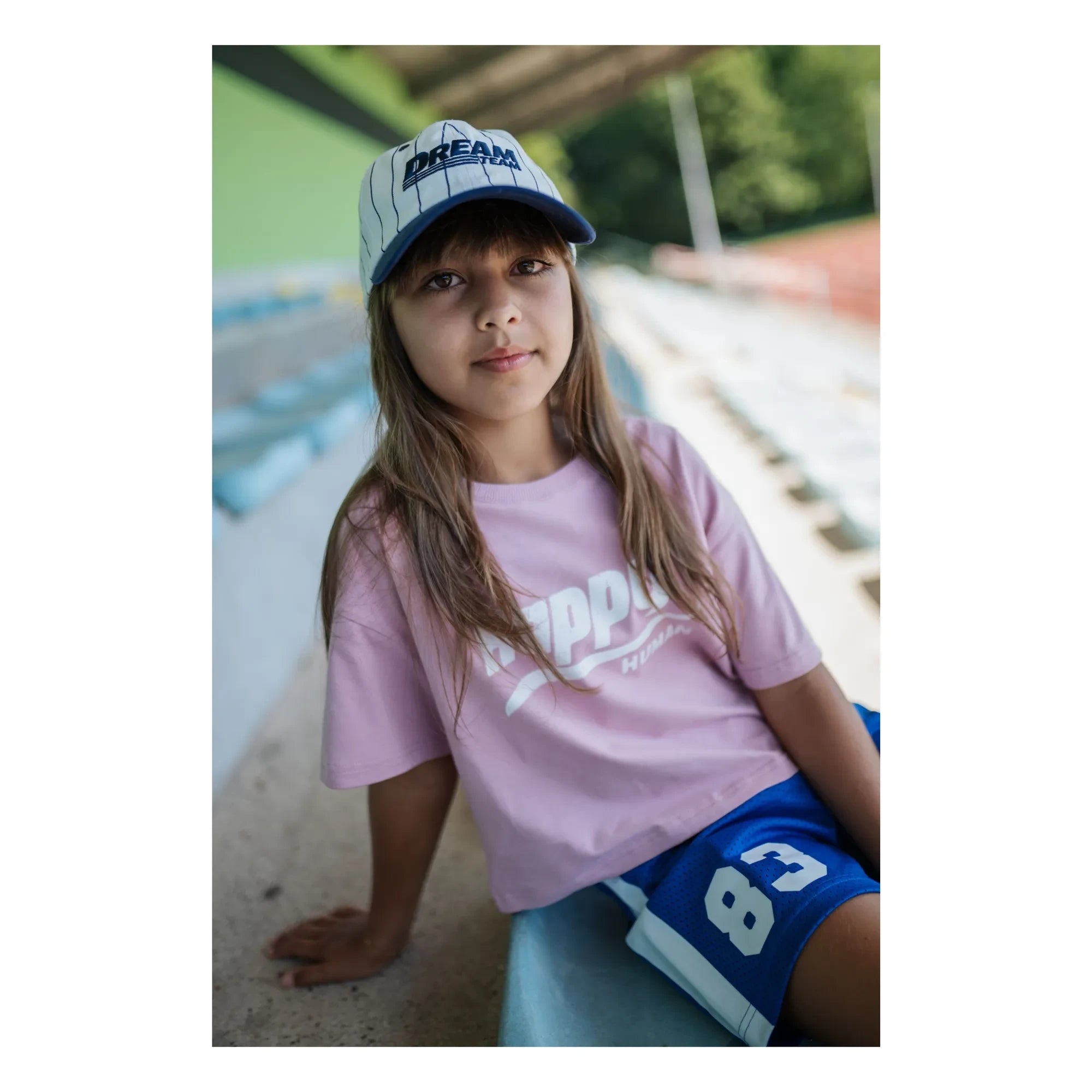 Cos I Said So - Happy Human kısa T-shirt Organik pamuk | Pembe