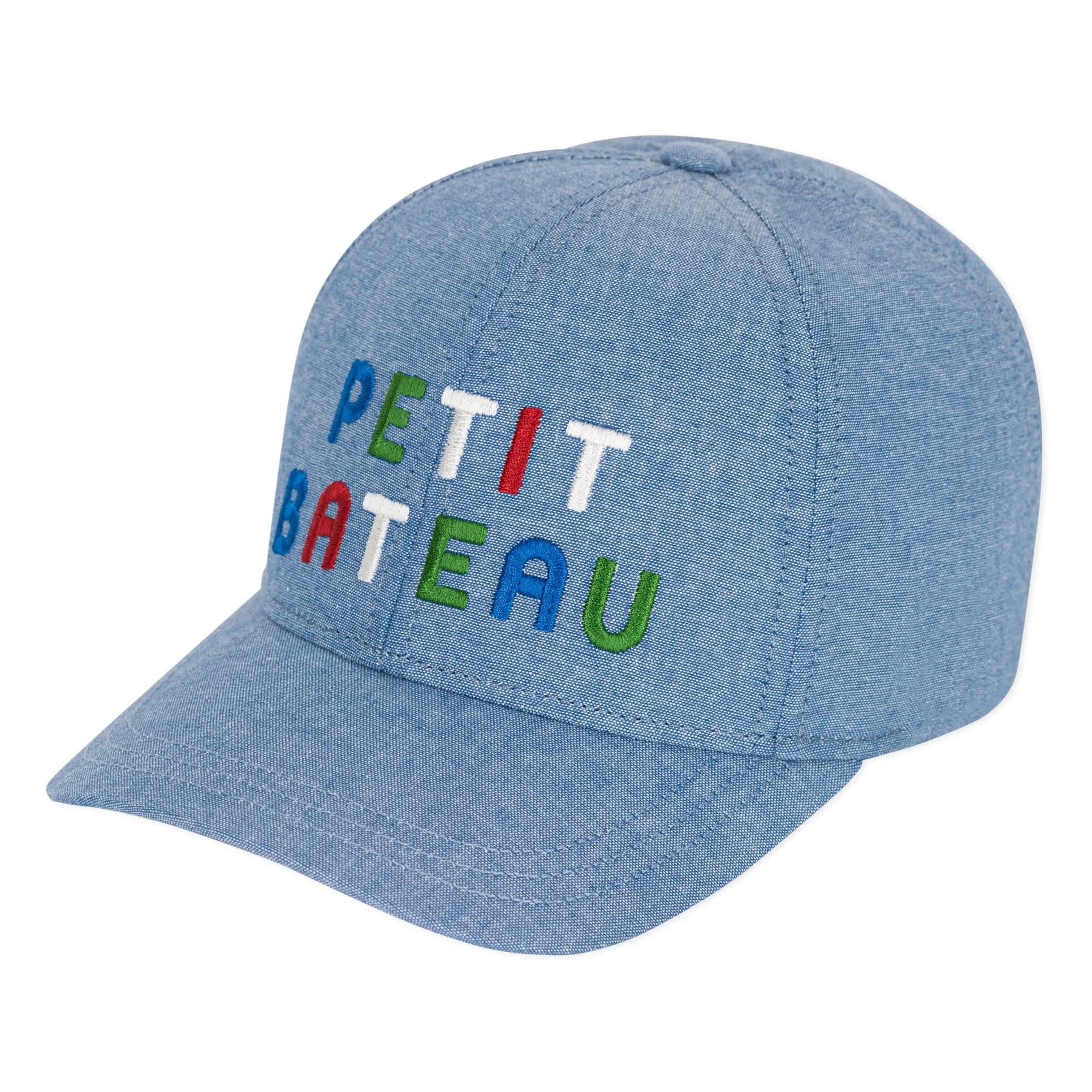 Petit Bateau - Denim şapka | Mavi