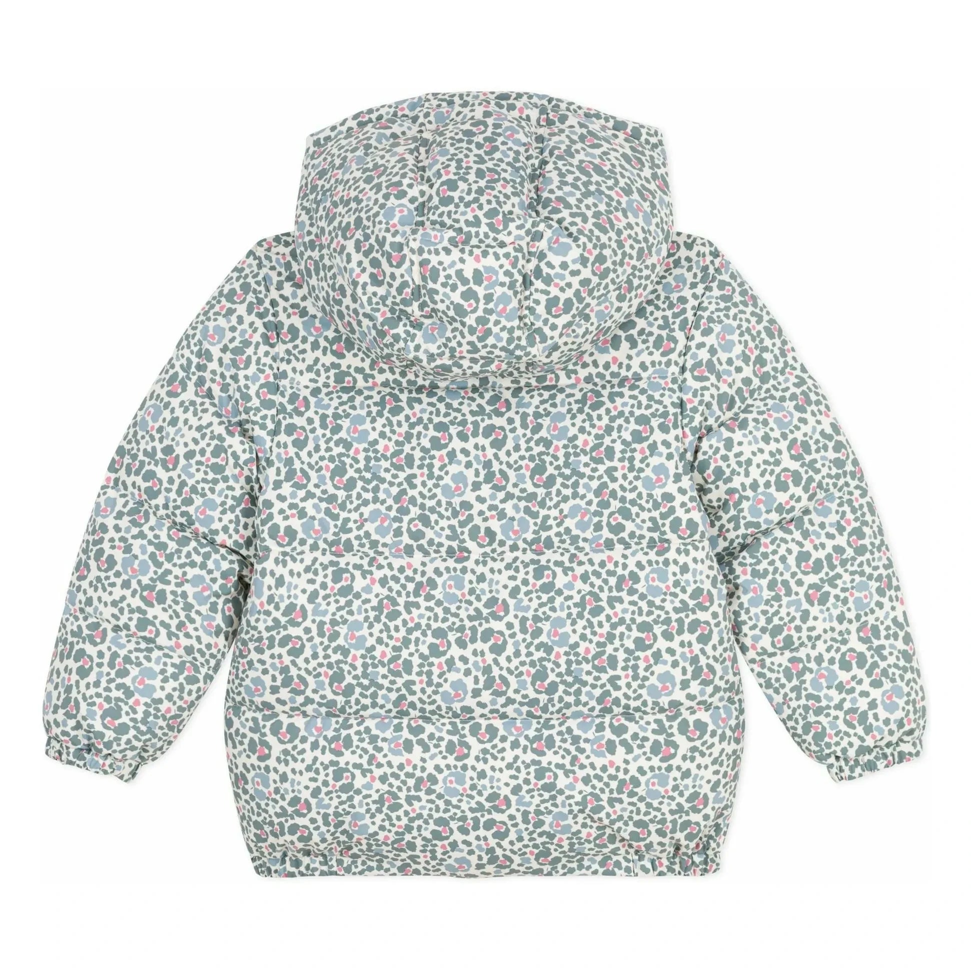 Petit Bateau - Çiçek Desenli Şişme Mont | Ekru