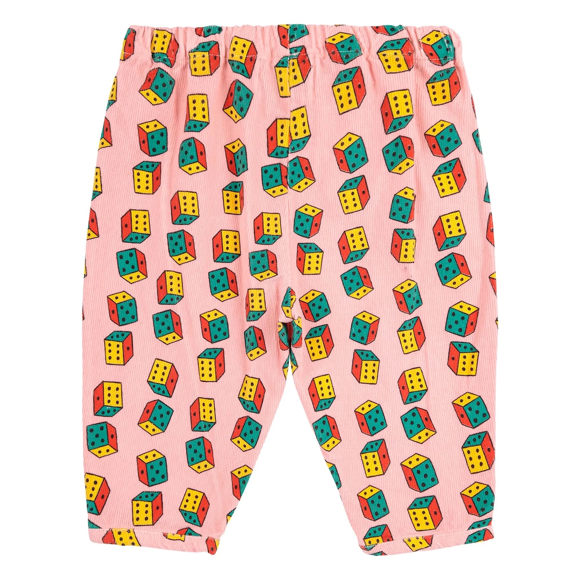 Bobo Choses - Organik Pamuklu Fitilli Ekose Pantolon | Pembe
