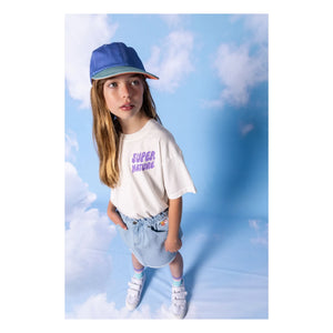 Hundred Pieces - Luna organik pamuk T-shirt | Kırık beyaz