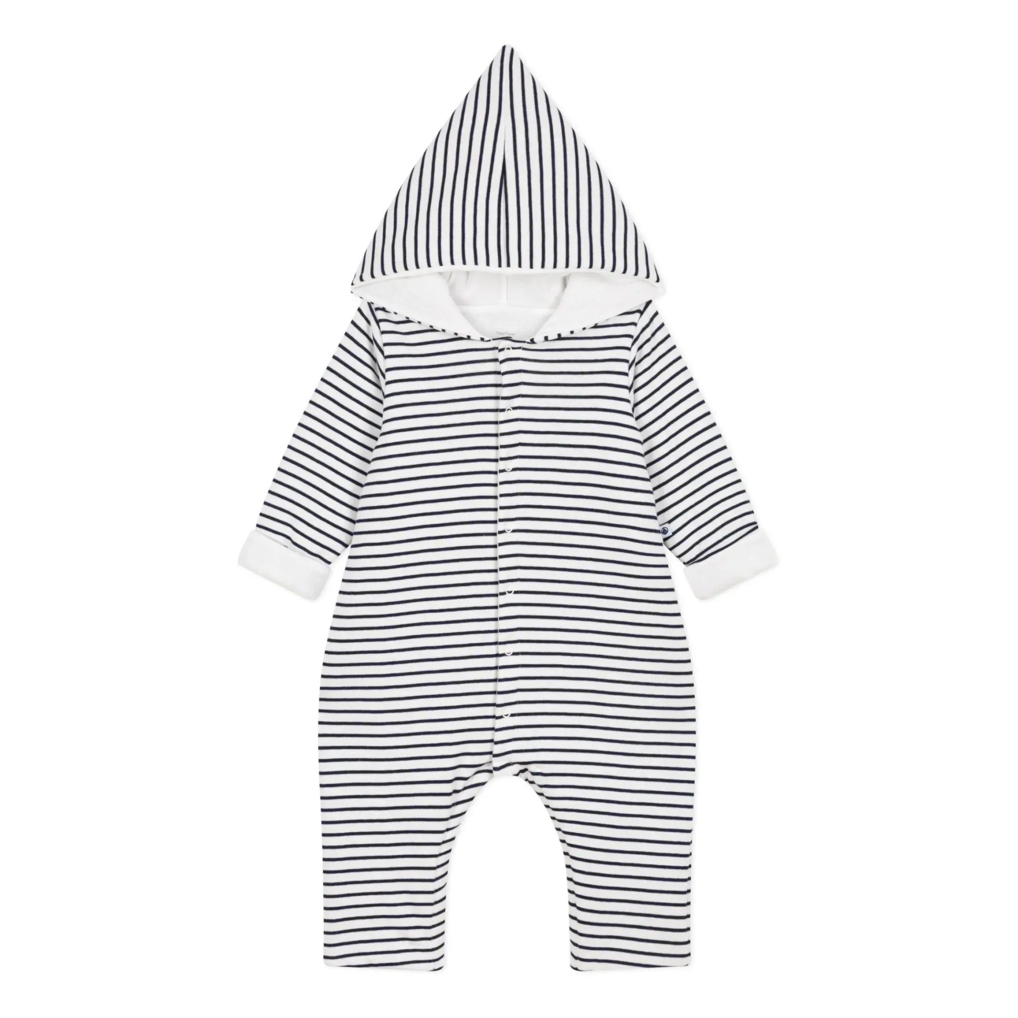 Petit Bateau - Uzun Kapüşonlu Tulum | Lacivert