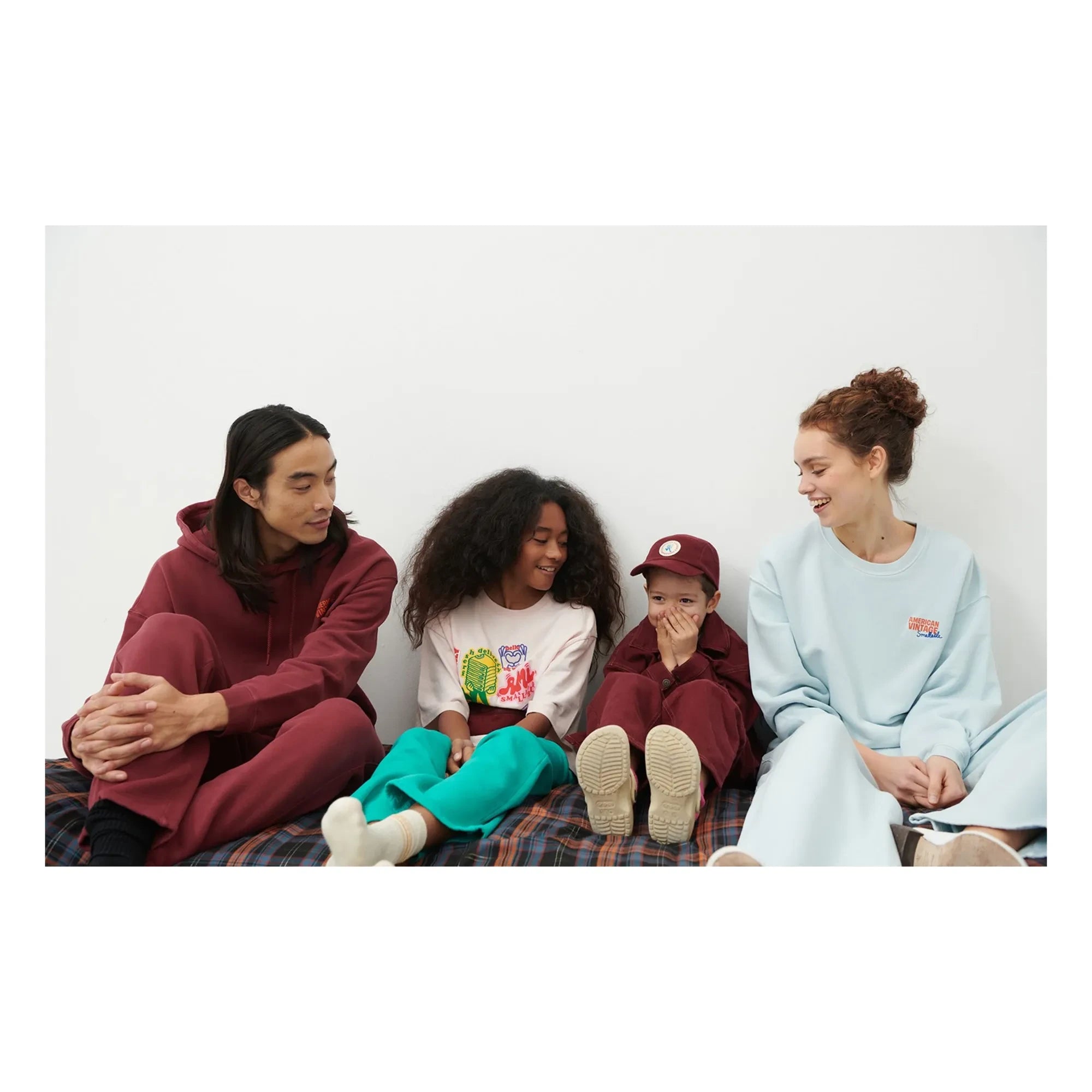 American Vintage - American Vintage X Smallable iş birliği - Izubird sweatshirt | Açık mavi