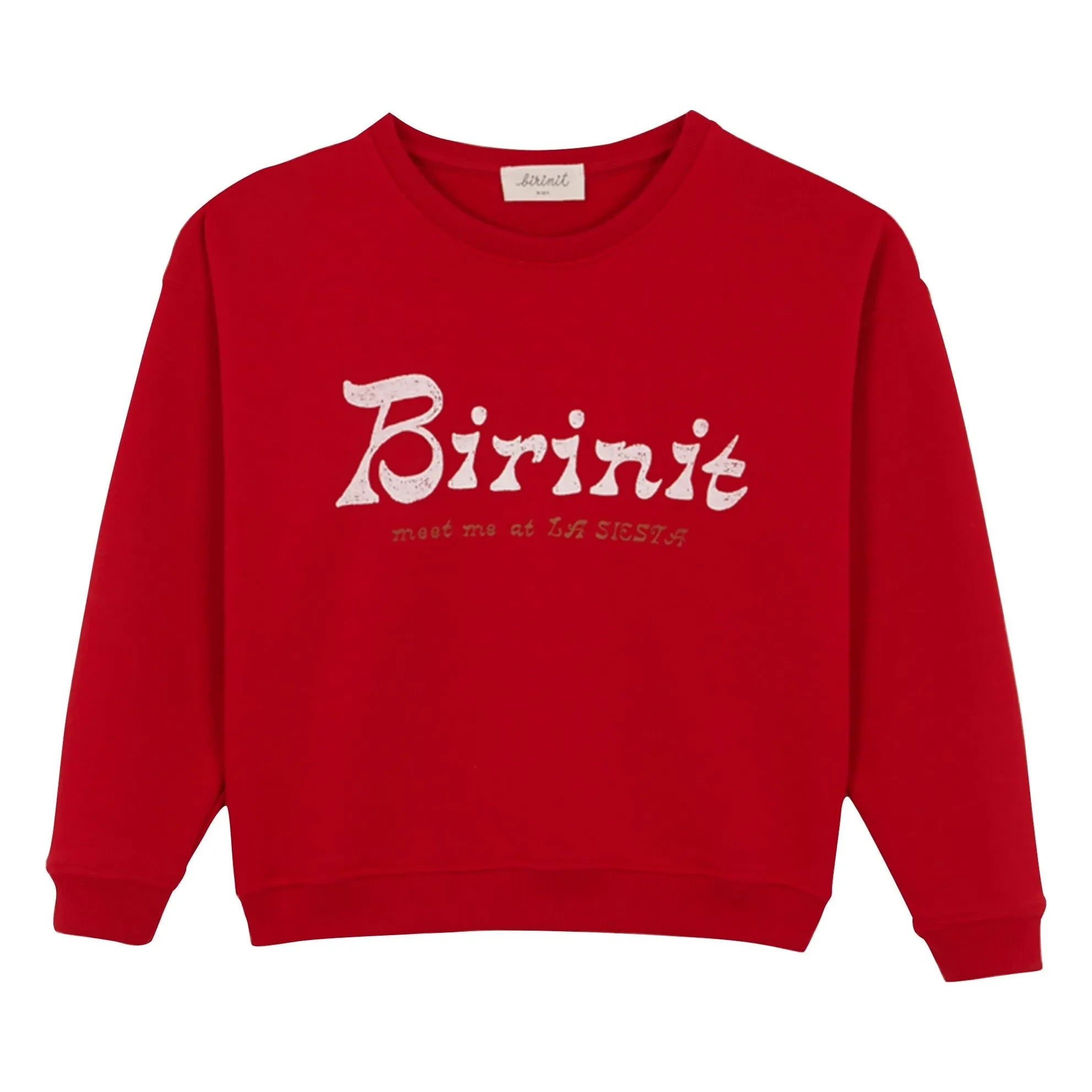 birinit - Chili Birinit organik pamuklu sweatshirt | Kırmızı