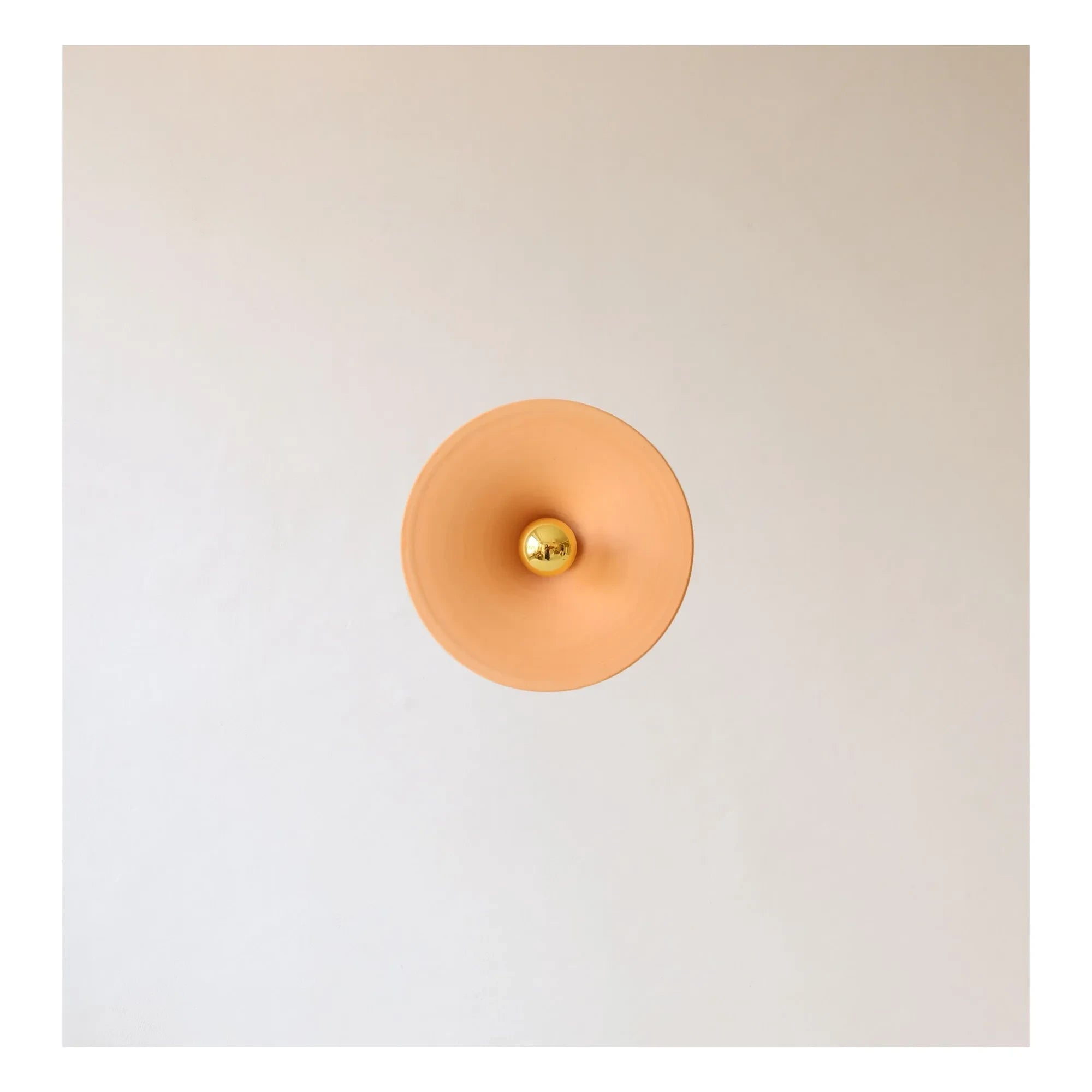 Masamé - Gigaro ham seramik duvar lambası | Terracotta