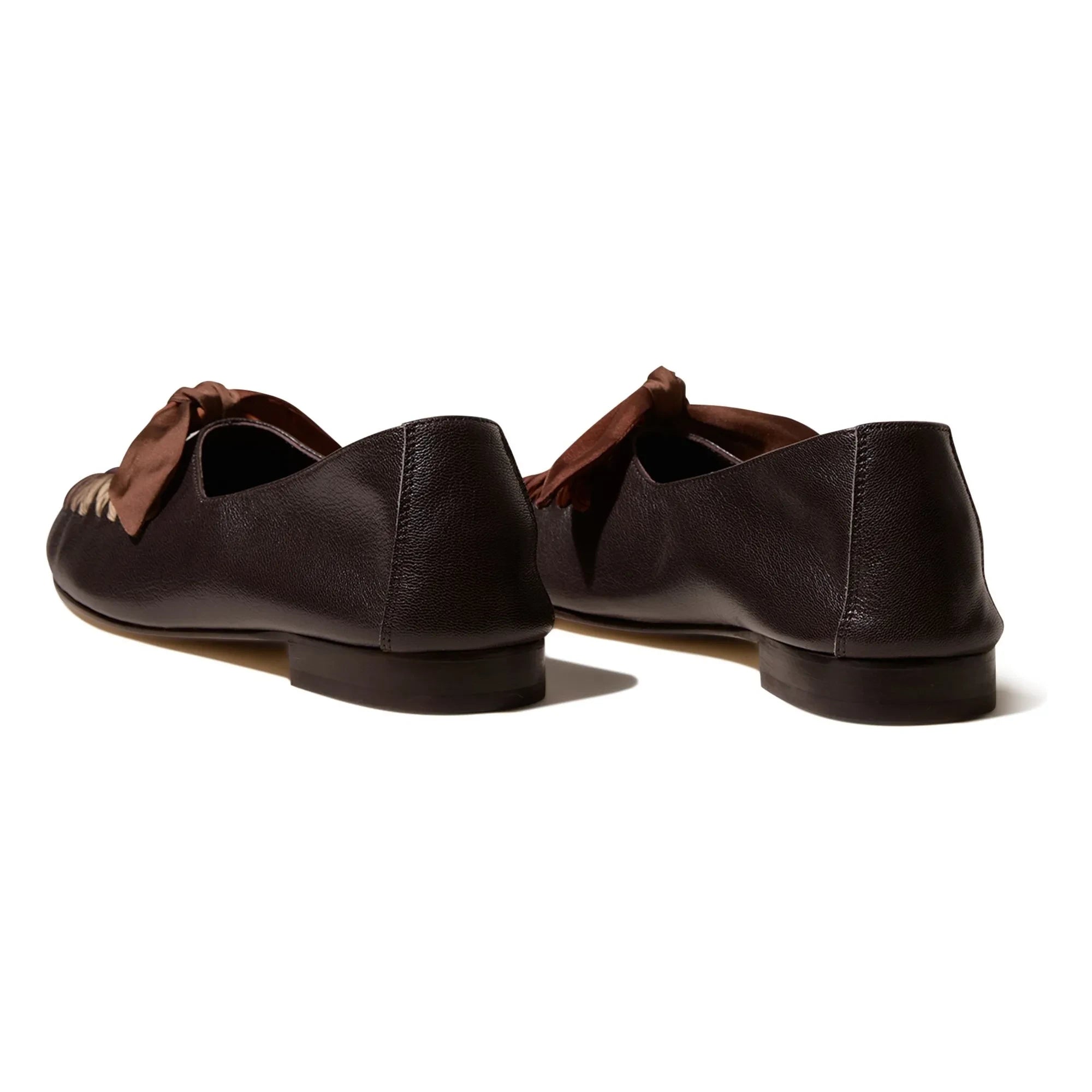 Hereu - Juliol Foulard Deri Loafer | Koyu Kestane