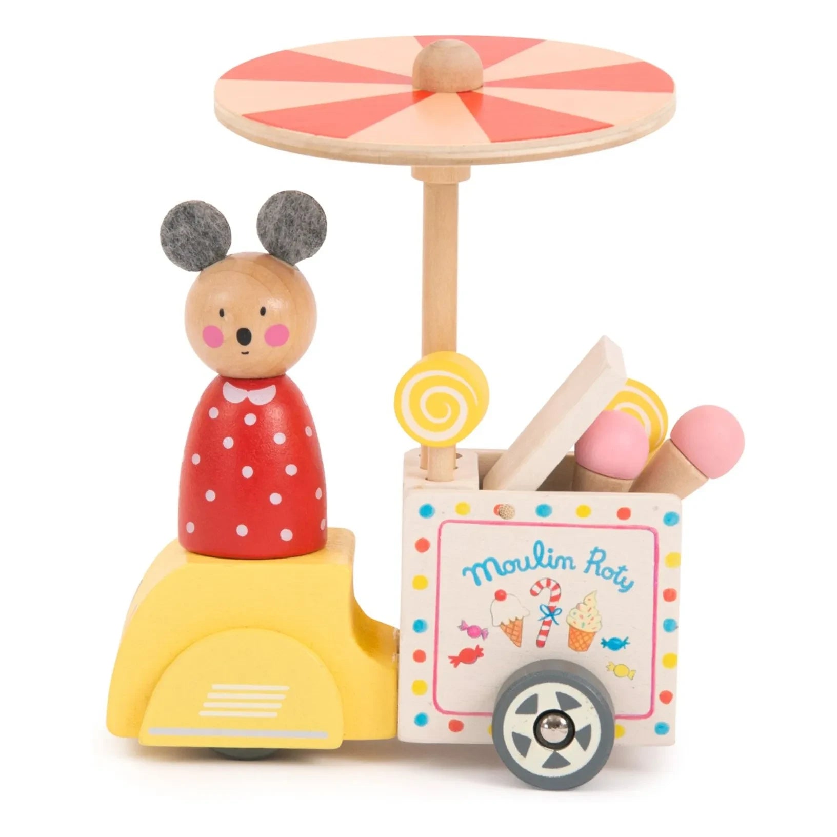 Moulin Roty - Büyük Aile için - Dondurmacının Üç Tekerlekli Arabası