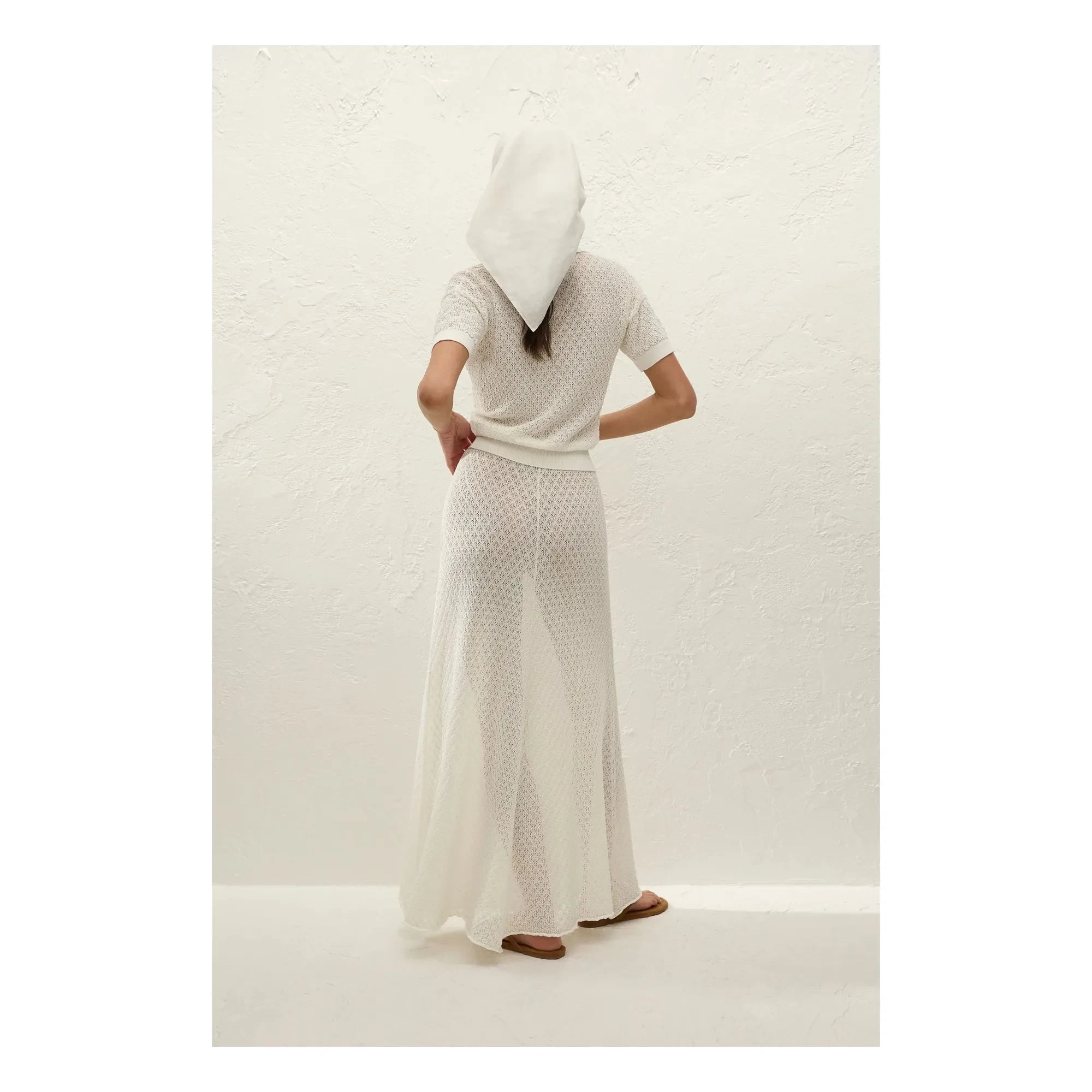 Faithfull the Brand - Polo Pointelle Lena Pamuk | Ekru
