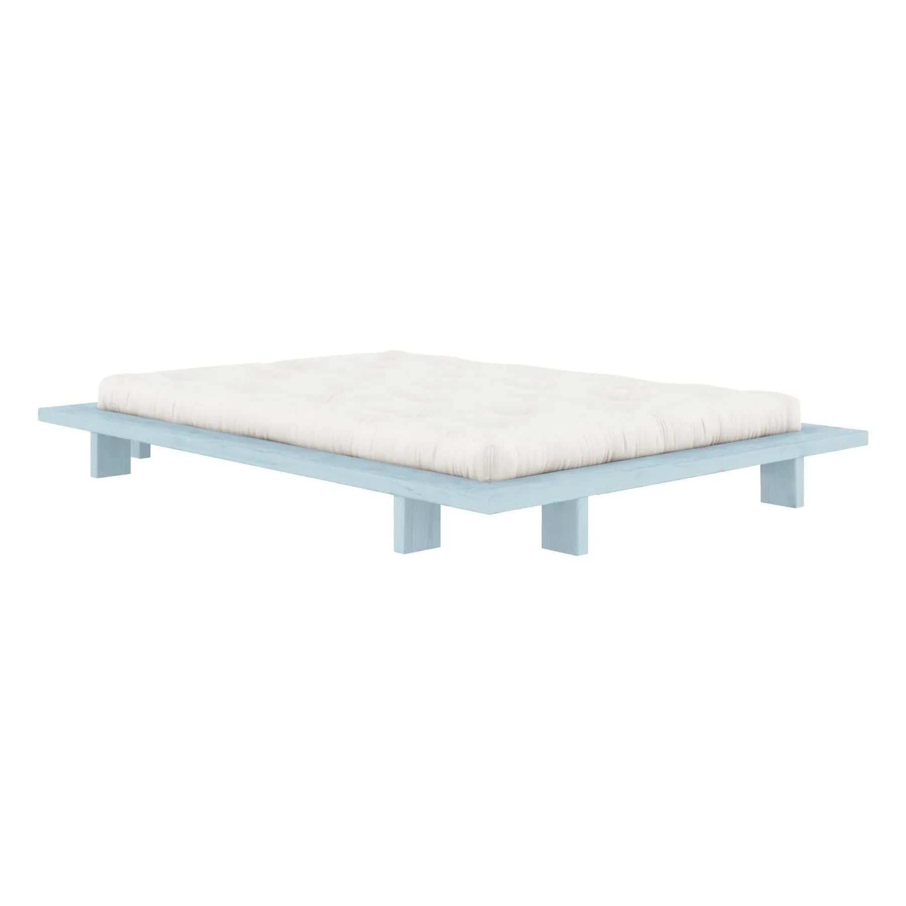 Karup Design - Japon ahşap yatak | Açık mavi