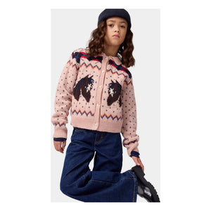 Molo - Galaxy Wool At Yeleği | Toz pembe