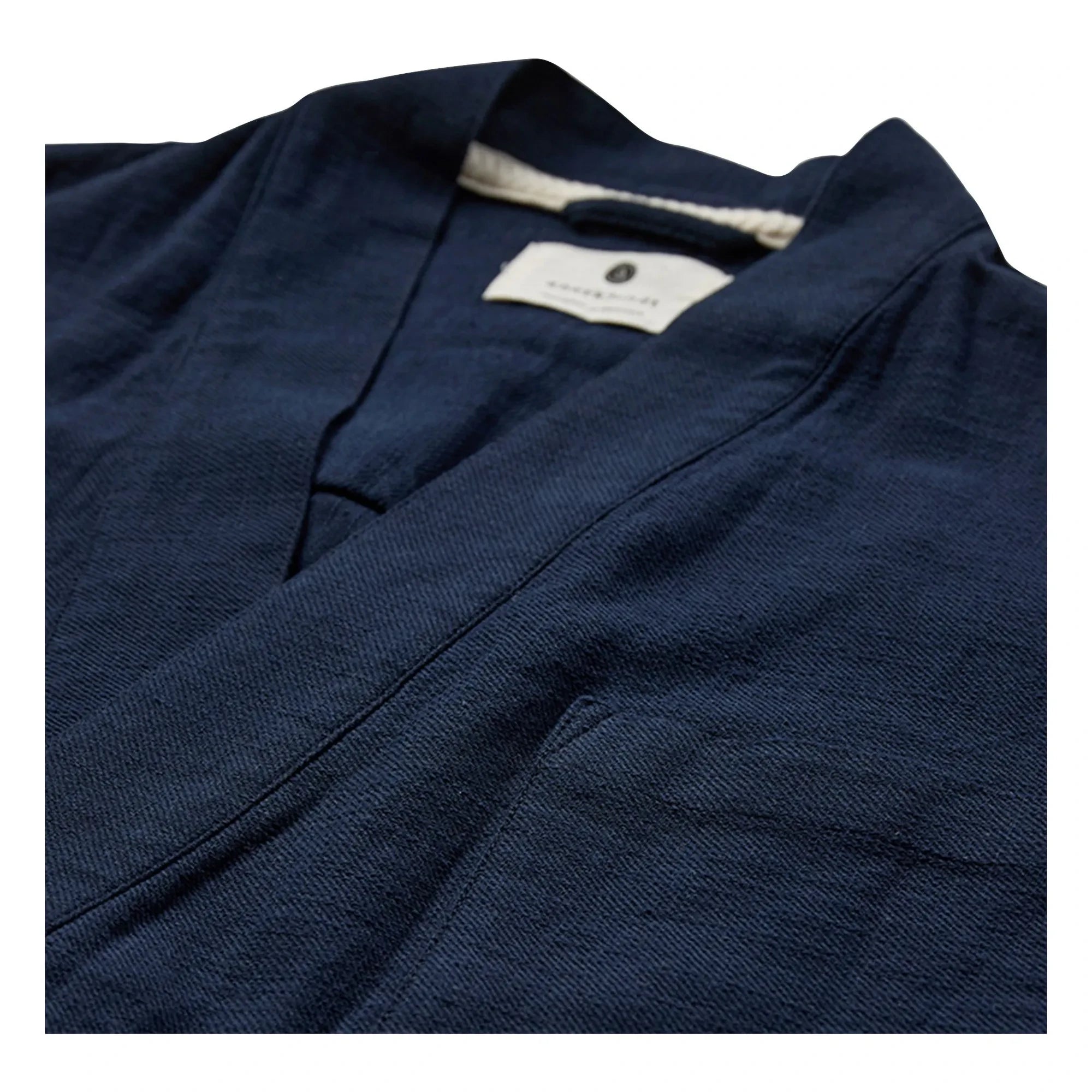 Anerkjendt - Akjesper Twill Kısa Kollu Kimono | Koyu Mavi