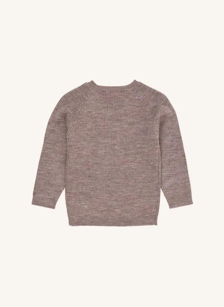 Copenhagen Colors - كنزة كلاسيكية من صوف ميرينو | Taupe Brown