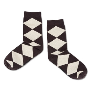 Repose AMS - Harlequin Socks | بني