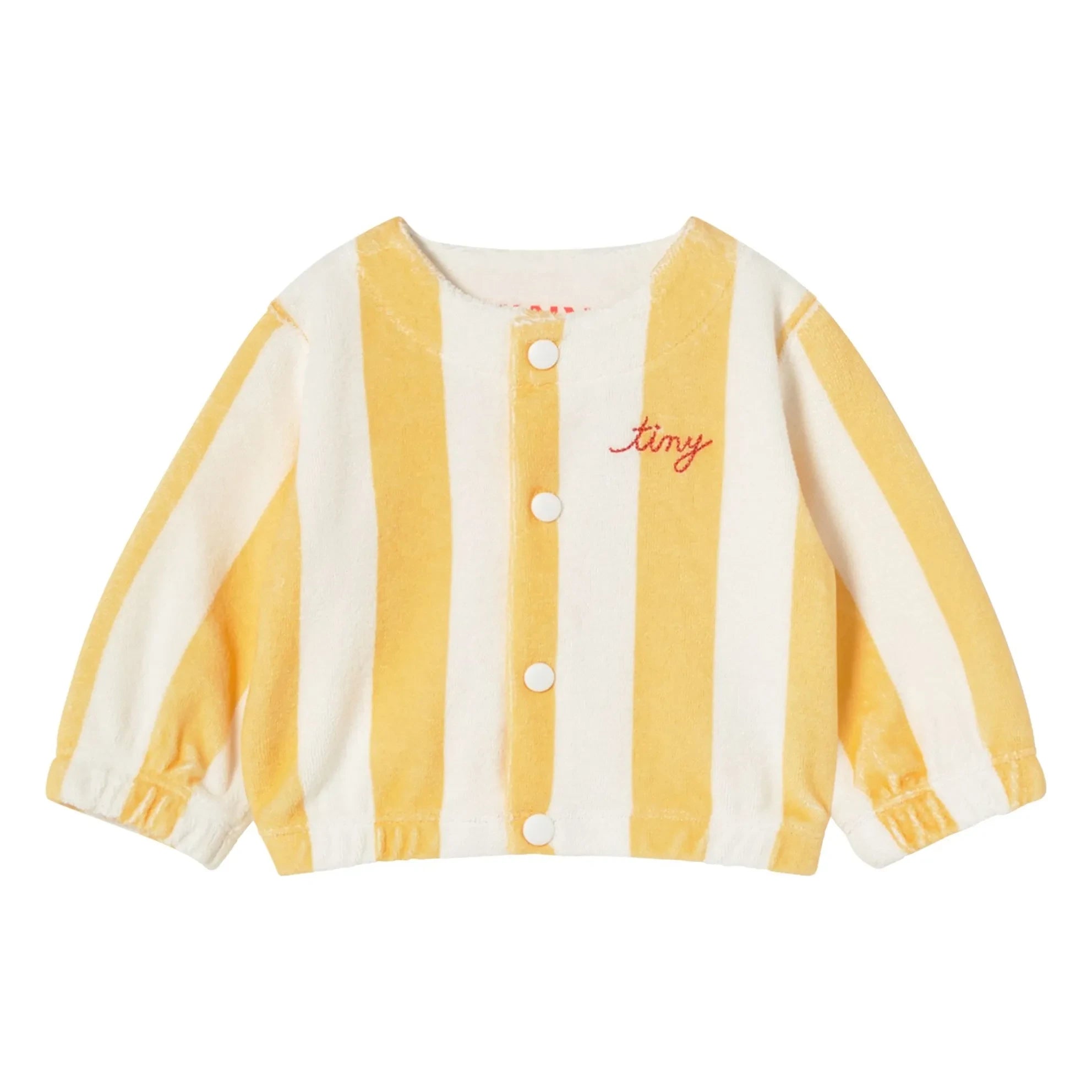 Tinycottons - Çizgili Organik Pamuklu Sweatshirt | Sarı