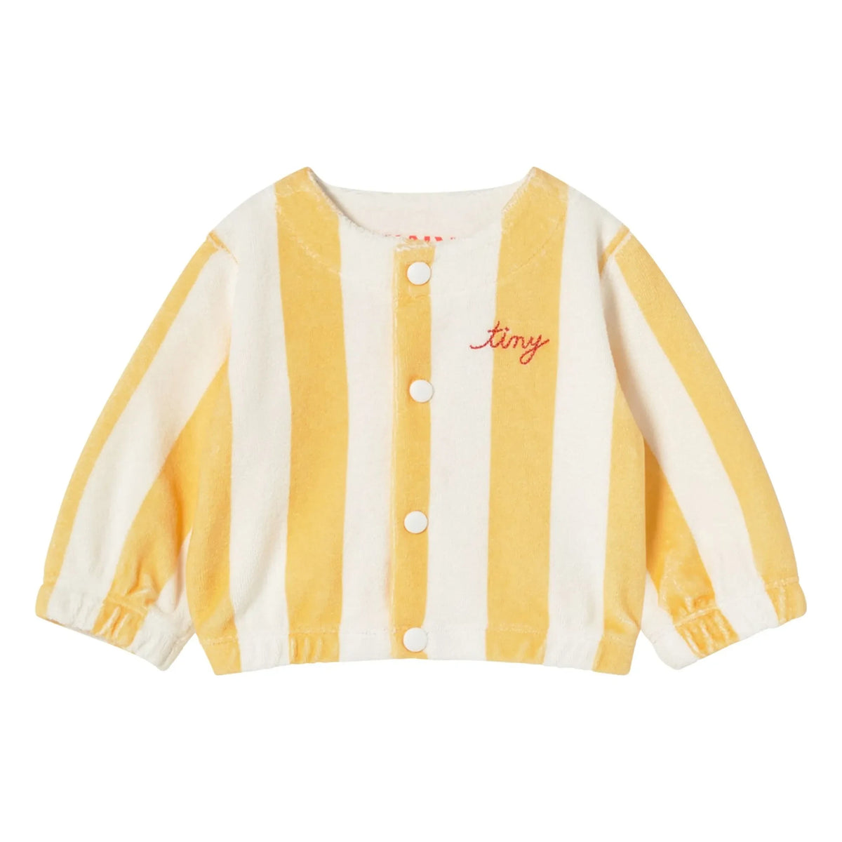 Tinycottons - Çizgili Organik Pamuklu Sweatshirt | Sarı