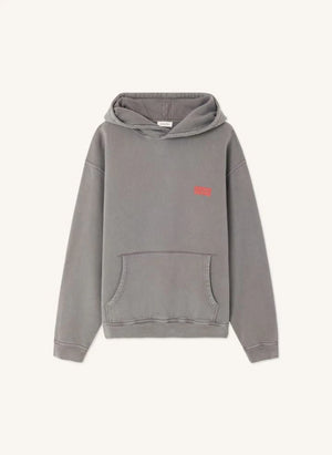 American Vintage - Plizzy Kapüşonlu Sweatshirt | Koyu Gri