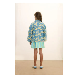 Tinycottons - Turuncu Denim Ceket | Mavi