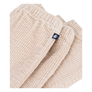 Petit Bateau - Organik Pamuk Kordonlu Pantolon | Bej