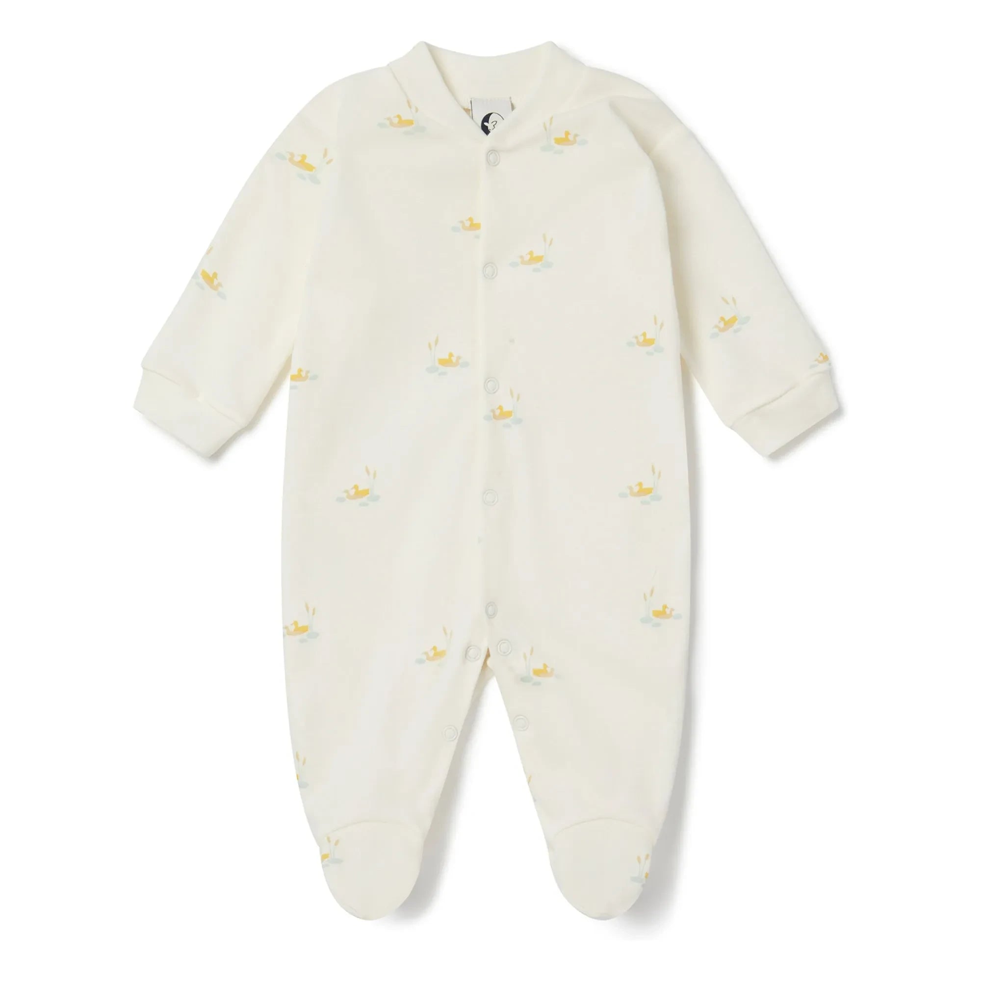 Sleepy Doe - Ördek Ayaklı Pijama Organik Pamuk | Ekru