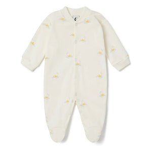 Sleepy Doe - Ördek Ayaklı Pijama Organik Pamuk | Ekru