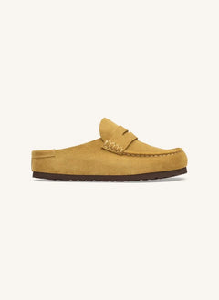 BIRKENSTOCK - Naples شباشب من الجلد المدبوغ | أصفر