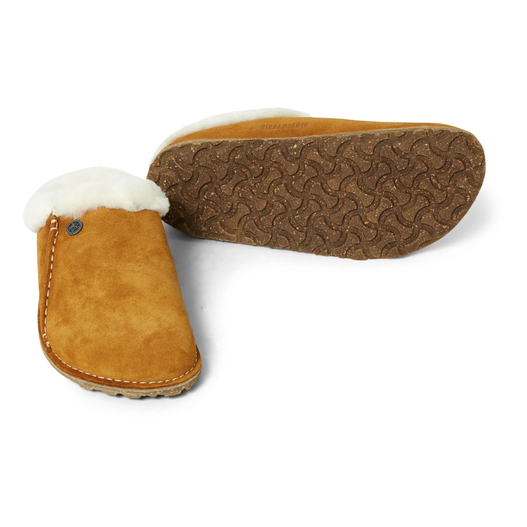 BIRKENSTOCK - Zermatt Premium Shearling Terlikler - Yetişkin Koleksiyonu | Camel