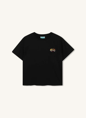 Kenzo - Kaplan Kafası Tişört | Siyah