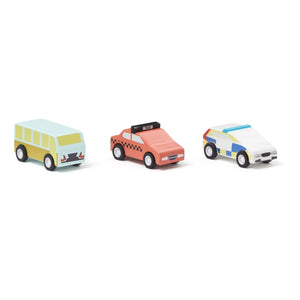 Kid's Concept - Retro Arabalar - 3’lü Set