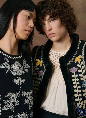 Louise Misha - Renee Ceket | Siyah